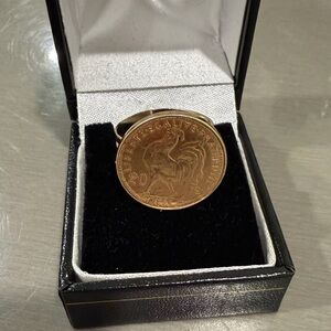 Gold Coin Ring